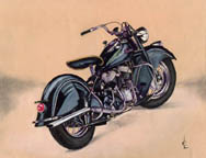 Black Indian Motorcycle