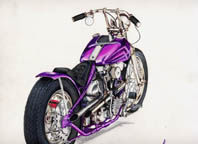 Purple Harley Davidson