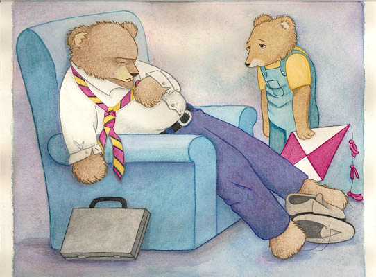 Papa Bear by Debbie Bolduc